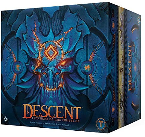 Asmodee Descent: Leyendas de Las Tinieblas, Juego de Mesa Cooperativo de Aventuras para Adultos y Jóvenes, A Partir de 14 Años, De 1 a 4 Jugadores, 3-4 Horas por Partida, Español