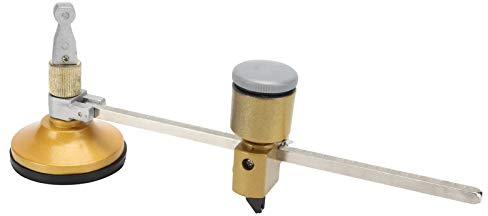 Cortador de vidrio, buena succión 2~10 mm Espesor del vidrio 400 mm Cortador de vidrio ajustable Brújula Material de acero para vidrio Dibujar un círculo Apertura del orificio Campana