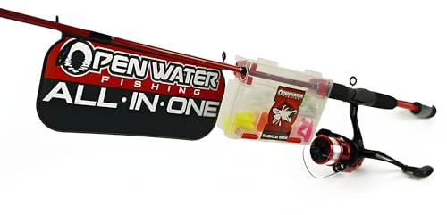 Eurocatch Spinnruten-Set - Komplettes Wurfangel-Set mit Rolle - 1,68 m - 5-20 g Wurfgewicht - 30-teilig - Rot - Angelrute - Reiserute - Geschenkidee