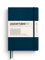 LEUCHTTURM1917 372191 Notizbuch Medium A5, Hardcover Schreibbuch, 251 nummerierte Seiten, Deep Sea, kariert