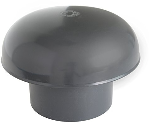 First Plast cdvm100 a Hut von Ventilation Kopf esalatore, Schwarz, Durchmesser 100 mm