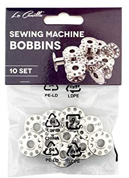 La Canilla ® - Bobine Macchina Cucire Singer 10 Rocchetti per Macchina da Cucire