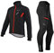 ROCKBROS Winter Fahrradbekleidung Herren Fahrrad Jacke + Hose Set Radjacke Wasserfest Windjacke Lange Radhose Freizeithose 3XL