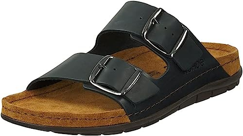 Rohde Träskor för kvinnor Rodigo-D 5865 | Pantoletter, natur, beige, spänne, minnesfotbädd, damer, skor