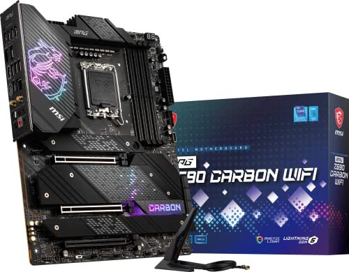 MSI MPG Z690 Carbon WiFi Gaming Motherboard (ATX, Intel Core, LGA 1700 Socket, DDR5, PCIe 4, CFX, M.2 Slots, Wi-Fi 6E)