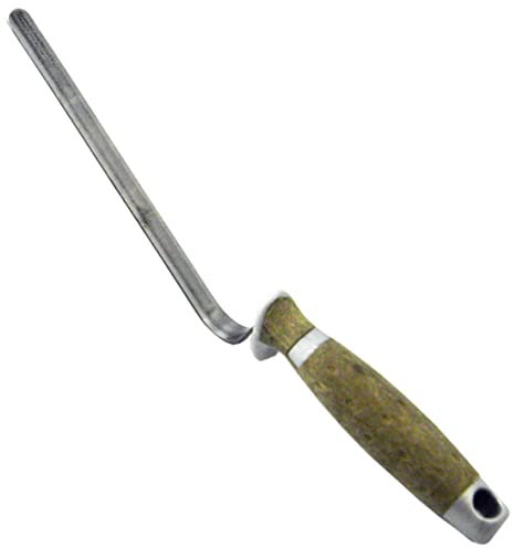 Profi Hamburger Fugenkelle 10 mm Ledergriff, Fugeisen Fugenformer, Zum Verfugen Ziegel und Klinkersteinen CT04