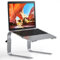 BONTEC Laptop Ständer, Laptop Stand Höhenverstellbar, Ergonomische Laptop Halterung, Kompatibel mit den meisten 10-17 Zoll Laptops,Silber