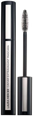 Laura Mercier Caviar Extravagant Mascara Volumen und Länge - 3X Schwung und Lifting, 24 Std. aufbaubarer Halt, fördert stärkere, gesündere Wimpern, intensives Schwarz, wisch- & übertragungsfest