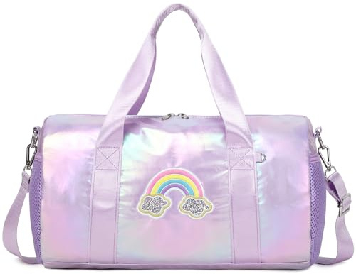Láser Bolsa de Deporte Infantiles Niño Pequeña Bolsos de Viaje Bolsa de Danza Ballet Niñas Bolsa de Gimnasia para Niños