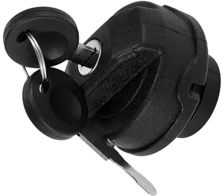 PSRRGZTM Tapón Tanque Combustible Compatible con Volvo para XC70 XC90 740 745 760 780 850 940 Tapa De Llenado del Tanque De Combustible con Cerradura con Llaves 191201551 191201551A 9142606 1394835