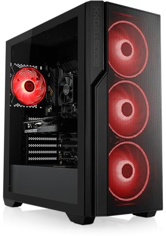 Gaming PC mit Windows 11 Home | AMD Ryzen 5 5500 6x3.6GHz | RTX 5060 | 1000GB M.2 NVMe | 32GB DDR4 RAM | WLAN | Computer für Zocker, Gamer Desktop Rechner zum Spielen | A12136