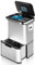 Hom&Com – 60L Dual Kitchen Bin - Touchless Waste Separator with Sensor Lid – Soft-Close, Ozone Sanitizer & Odour Filter Slot – Sleek & Hygienic Design (Silver)
