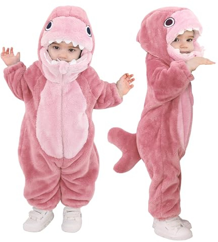 Doladola Baby sparkdräkt djur onesie pyjamas spädbarn overall halloween kostym