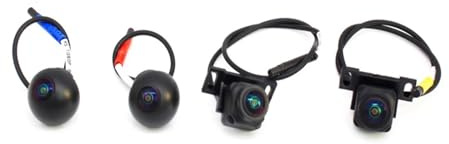 bakre kamera AHD 1080p 3D 360 Graders Surround Fågelperspektiv Bilkamera Panorama Vänster Höger Fram Bak 4-vägs För Android-spelare Backkamera