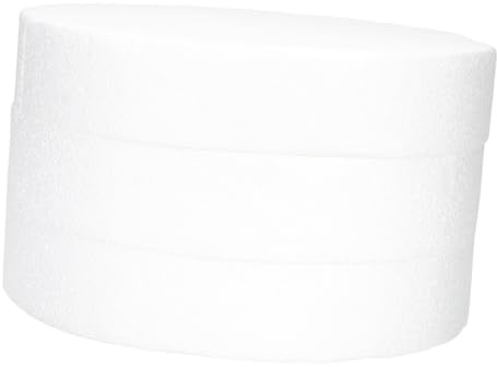 Alipis Dischi di Schiuma Rotondi 3 Pezzi 250Mm X 50Mm Cerchi di Gommapiuma per Lavoretti Fai da Te Base per Composizioni Floreali e Centrotavola Decorativi per Artigianato e Scuola