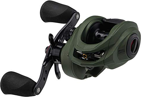 Abu Garcia Zata Baitcast Angelrolle, flach, Grün