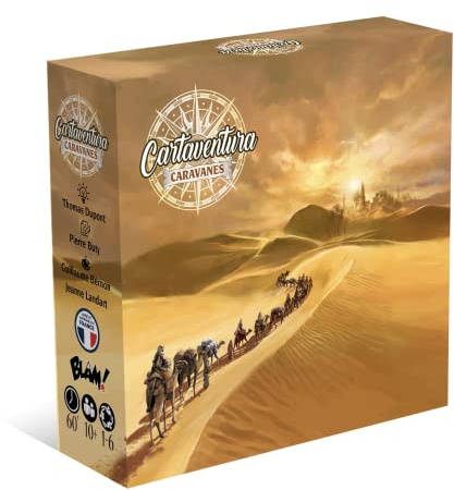 Cartaventura Caravanes, Jeu narratif coopératif, 1-6 Joueurs