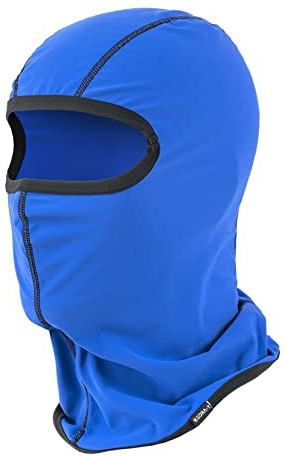 KEDRA-T - Made in Italy - Passamontagna Sottocasco Bambino Pile Batteriostatico Invernale (Blu Elettrico)