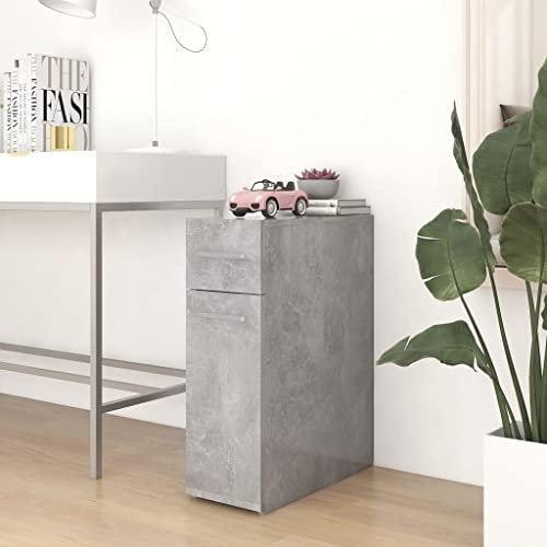 INLIFE 804215 - Armario farmacéutico (20 x 45,5 x 60 cm, material de madera, 13,46 kg), color gris
