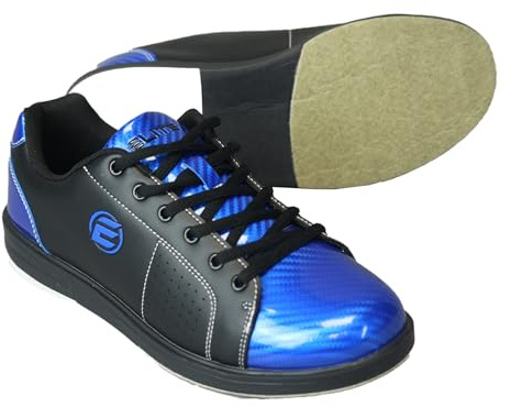 ELITE Men's Classic Bowling Shoes - Medium Width, Universal Soles (Royal/Black, US Footwear Size System, Adult, Men, Numeric, Medium, 11)