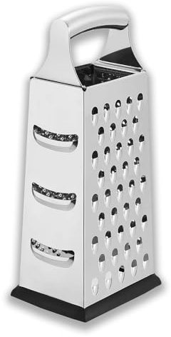Grattugia Manuale per Formaggio da Cucina con 4 Lame di Taglio