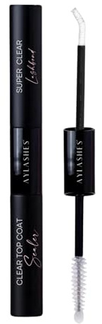 AYLASHES - DIY DUO PEN BOND & SEAL bis zu 7 Tage Halt | dermatologisch getestet | Wimpernkleber und Sealer für Wimpernverlängerung Zubehör | Clear