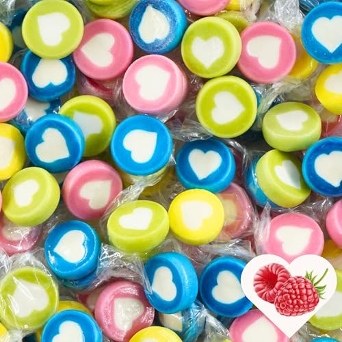 EinsSein 5kg Rock Heart Sweets – Colourful Candy for Kids’ Birthday Unicorn Party Easter Baby Shower | Perfect for Candy Bar Party Bags & Table Decorations