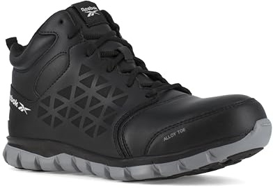 Reebok Mens Black Sublite Cushion Work Comp Toe SD SRO Athletic 15.0 W