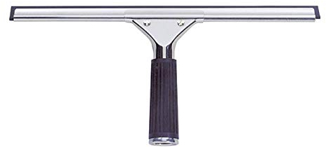 Raschietto per vetri in acciaio inox con gomma, dimensioni a scelta: 25 cm, 35 cm, 45 cm e 55 cm, 55 cm