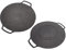 Poêle à Griller Coréenne, Poêle à Griller Ronde Antiadhésive pour Barbecue Coréen, Plaque à Griller Ronde avec Poignée, Plaque de Cuisson Multifonctionnelle (Universal Model 30cm)