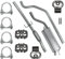 Polmo Schalldämpferset Auspuffanlage Auspuff für Opel Corsa 4 IV D 2006-12/2009 1.3 CDTI