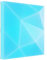 Nanoleaf Blocks Erweiterungspack | 2 Texturierte Quadrate, 3D-Oberfläche, RGBW farbwechselnde Wandlampen, diffus Stimmungslampe für gemütliche Atmosphäre, White