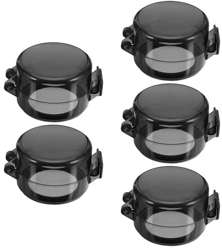 SUPVOX 5 Coperture Protettive in Plastica per Manopole Fornelli a Gas Diametro Interno 42 CM Protezioni di Sicurezza per e Animali Domestici Adatte per Cucina e Forno da Gas