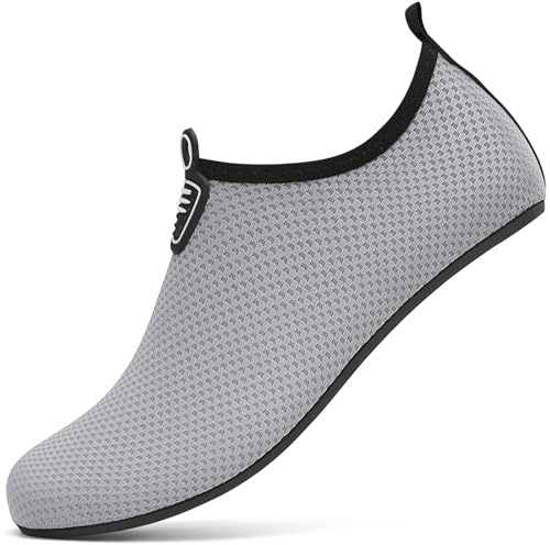 gitzing Water Shoes for Women Men Beach Quick-Dry Swim Aqua Socks Breathable Barefoot Shoes for Beach Surfing Driving Pool Yoga