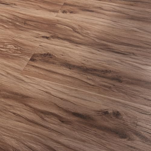neu.holz Vinylboden Vanola Laminat Selbstklebend rutschfest Antiallergen Bodenbelag PVC-Platten 0,975 m² Classic Warm Oak
