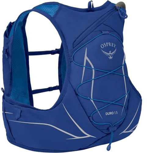 Osprey Duro 1.5L Men's Running Hydration Vest with Hydraulics Reservoir, Blue Sky, Medium