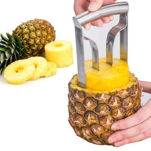 Éplucheur d'ananas en acier inoxydable, amélioré, renforcé, lame plus épaisse, outil de cuisine