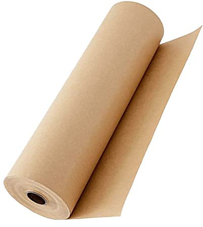 arkamii mini rolle Braune Kraftpapierrolle Kraftpapier Für Verpackung 20 m x 39 cm packpapier recycelbares Papier (S10)