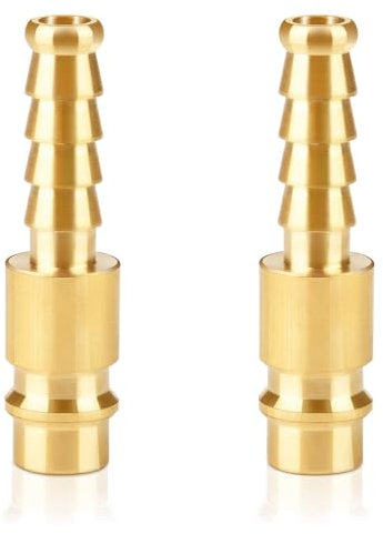 oumuik Lot de 2 raccords à air comprimé 8 mm/raccord d'air comprimé 8 mm en laiton DN8 femelle de raccordement femelle de tuyau femelle fileté raccord air comprimé