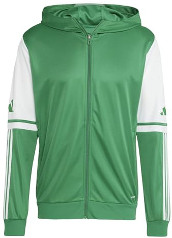 adidas Hombre Squadra25 Hoody Sweatshirt, Team Green/White, XXL