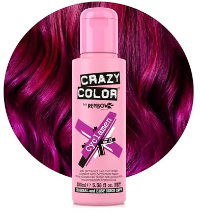 Crazy Color Cyclamen Pink Hair Dye 100ml
