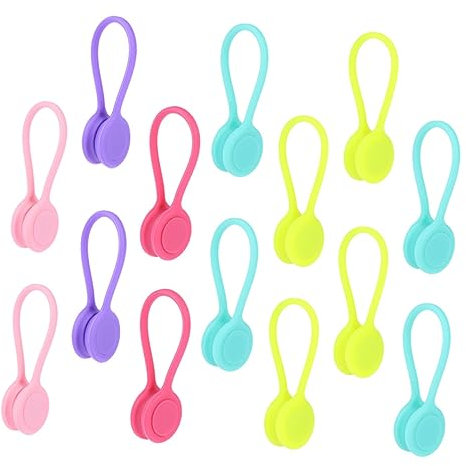 OSALADI 14 Piezas soporte de fijación de auriculares lazos de alambre organizador de cables USB ojal organizador cables escritorio enrollador de cable guardián del cable soporte de alambre