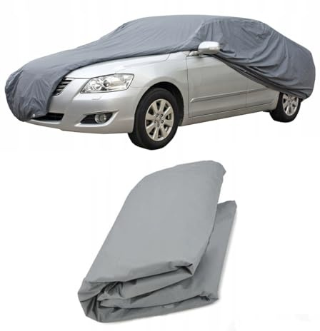 Funda Universal Completo para Coche - Protege del Sol, Viento, Lluvia, Polvo | UV Resistente, Duradero, Impermeable - Fácil de Montar | Cubierta Exterior (M - 430 x 160 x 120 cm)