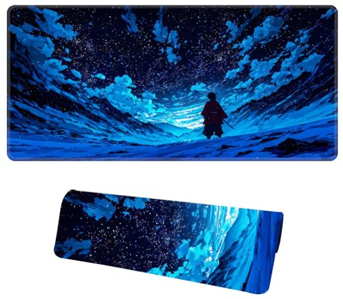 MEZHEN Alfombrilla Anime Alfombrilla de Ratón Gaming Alfombrilla Escritorio Anime Mousepad Jugadores EscritorioOficina Antideslizante