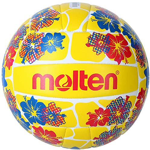 Molten Volleyball-Ball Blumen/gelb 5 Volleyball-ball-v5b1300-fy