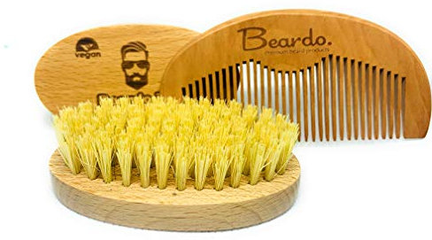 Vegan Beard Brush & Free beard Comb. 100% Vegan and animal cruelty free. Uk stock. Only £3.95 for both products. Amazing Value. introductory offer.