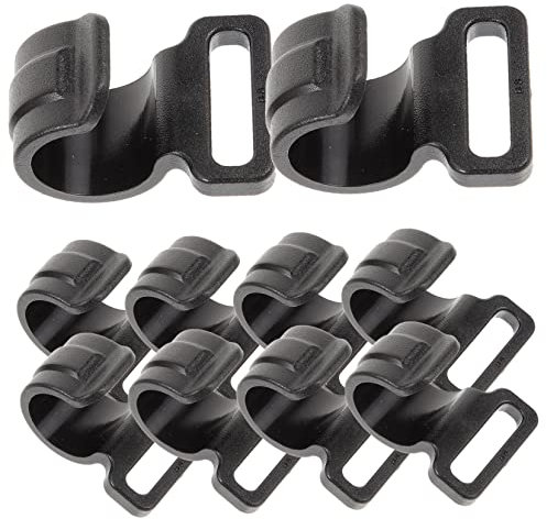 NULYLU 10stücke Teiliges Outdoor Camping Haken Aus Robustem Kunststoff Großer Tragkraft Vielseitig Einsetzbar Als Zeltstangen-Halter Leicht Zu Montieren Für Garten Camping Und Wäscheaufhä
