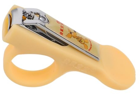 BESPORTBLE Faltbarer Nagelschneider für Neugeborene mit Ergonomischem Design aus Kohlenstoffstahl und Kunststoff Sicherer Babynagelknipser für Komfortable Nagelpflege