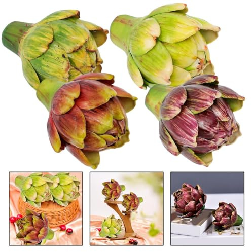 FUANA Carciofo artificiale finto ortaggi frutta per cucina casa decorazioni di nozze