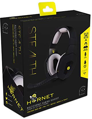 Stealth Gaming XP-Hornet écouteur/Casque avec Fil Arceau Jouer Noir, Jaune